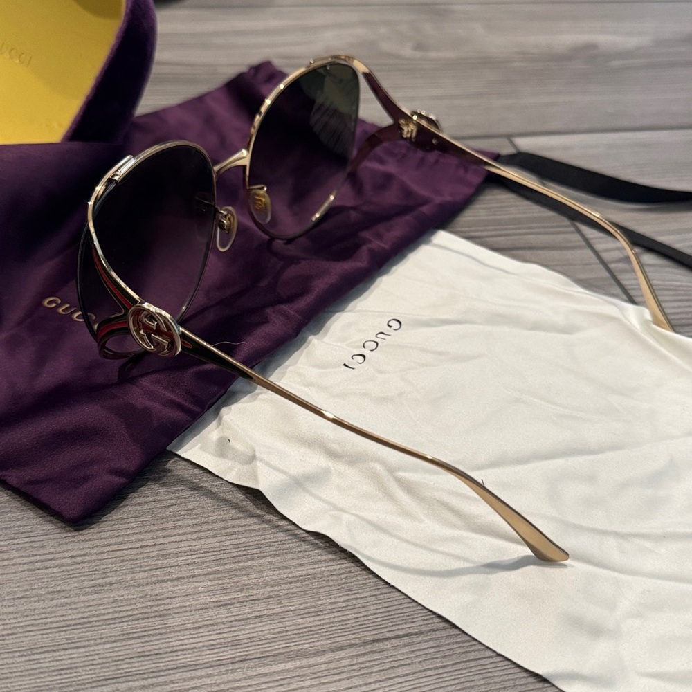 Gucci GG0225S 003 Women's Sunglasses - Picture 5 of 7